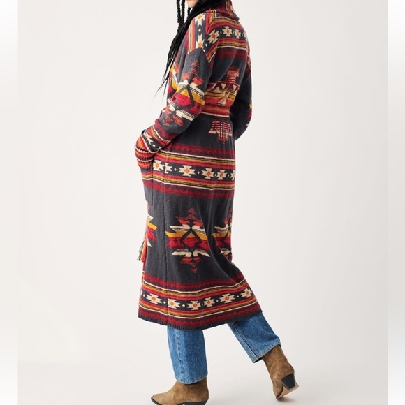 Faherty | SPJ X Thunderbird Paloma Duster Bold Thunderbird Size Medium - Picture 10 of 11